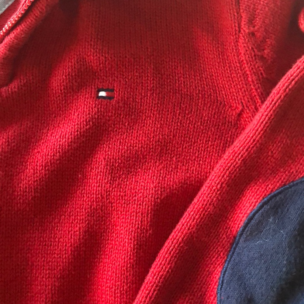 Tommy 1/4Zip Up Sweater - Picture 3 of 3